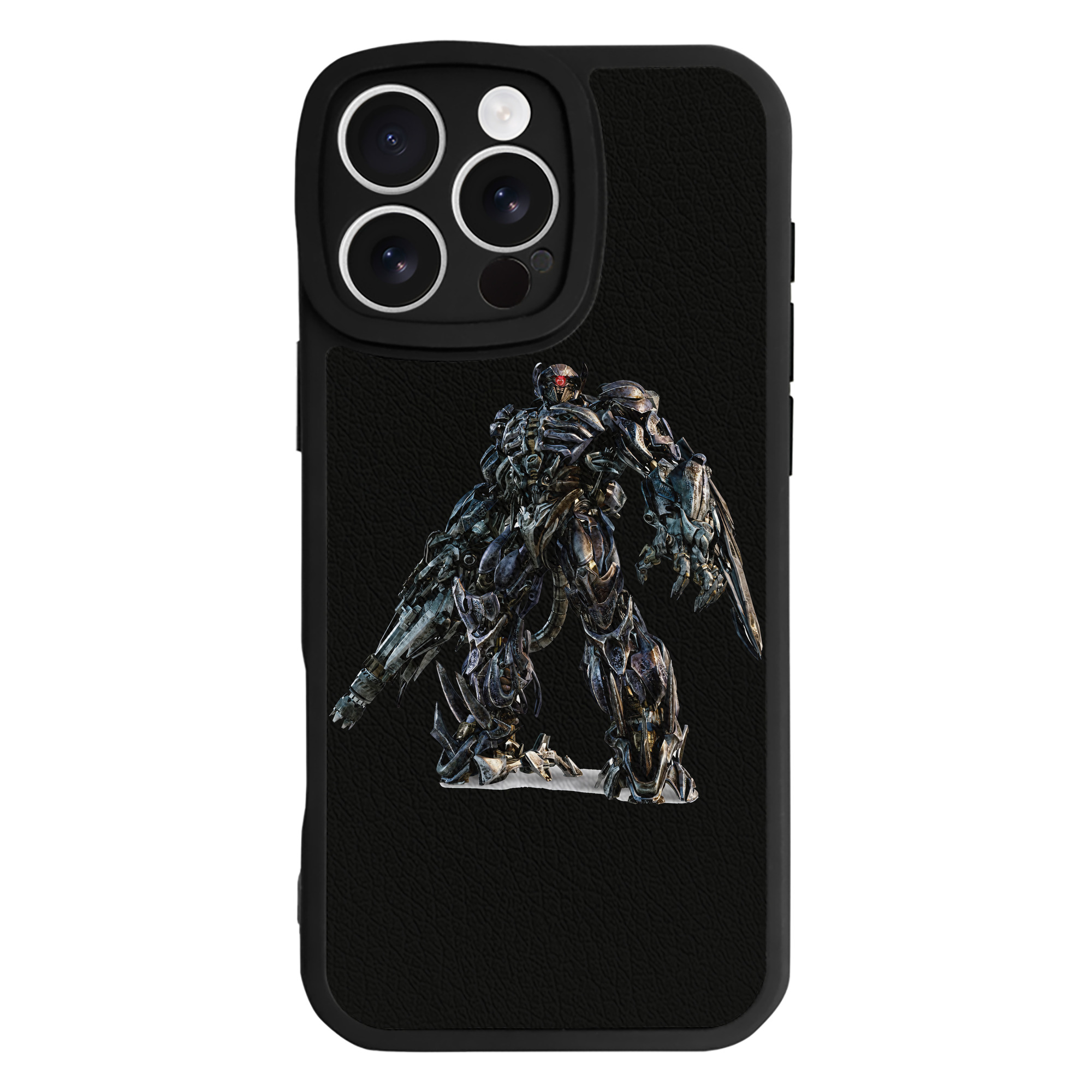 （画像用） Transformers トランスフォーマー 【iPhone 16シリーズ対応】シリコンスマホケース（レザー調） 材質：シリコン